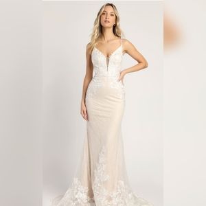 LULU'S Luxe Bridal Dress